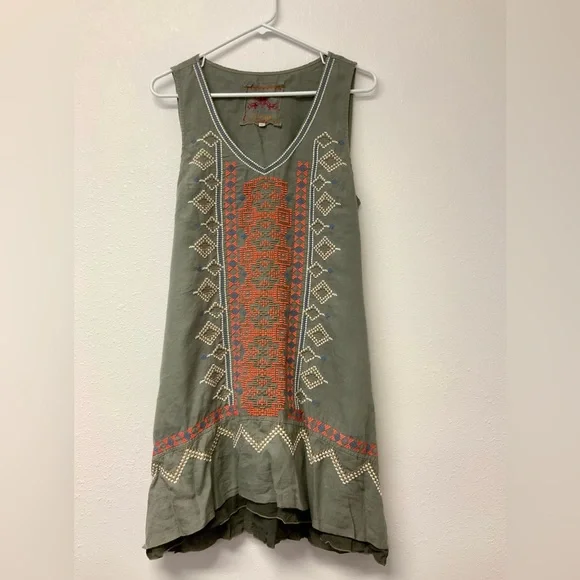 Johnny Was LA Stevie linen dress. - Picture 1 of 13